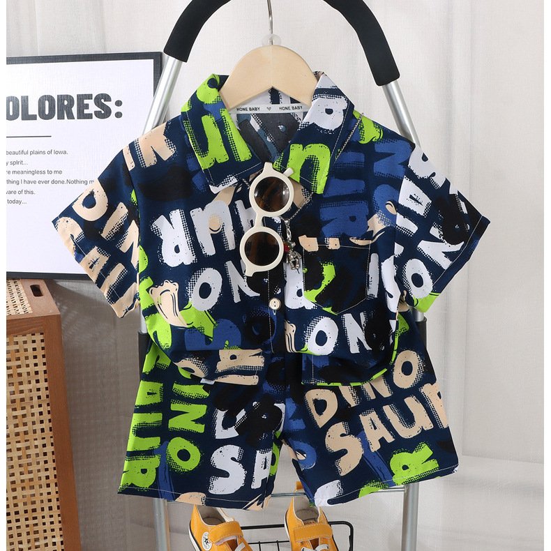 2-9 Year Infant Baby Cloths Set Kids Clothing Sets 2024 Shirt Tops Shorts Set Toddler Boys Summer Clothing
