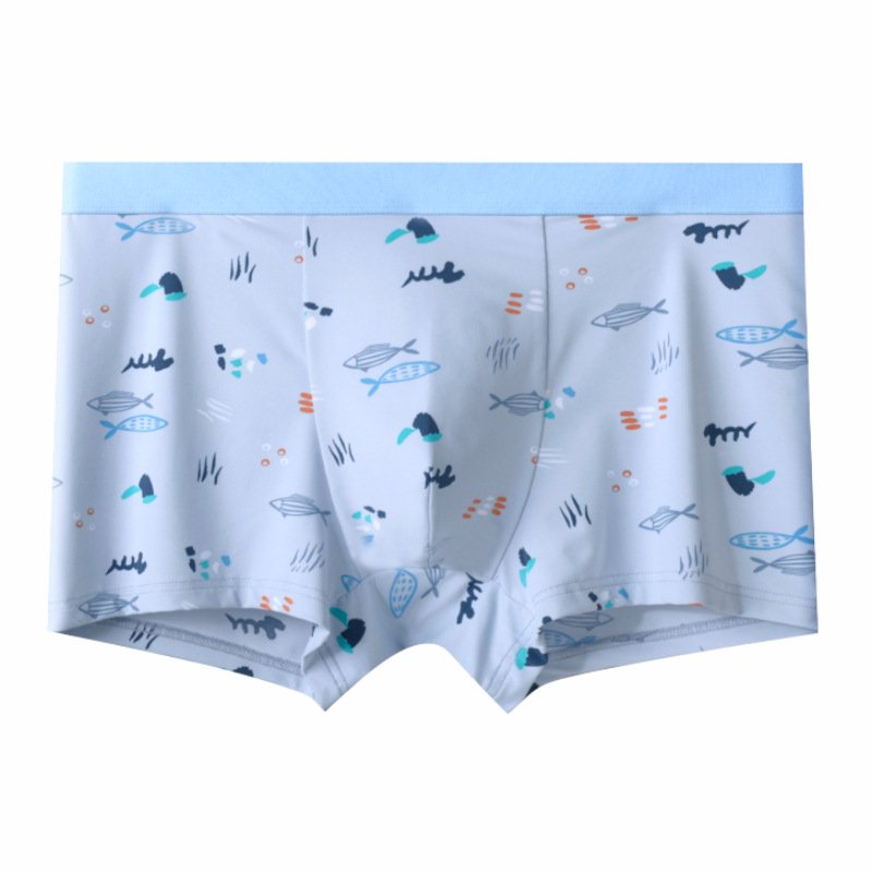 Breathable Printed Men's Boxers Boxer Brief Teen boy Underwear Boxer Children's clothing boys Cotton Panty For Teenagers