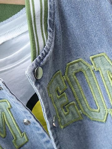 Fashion letter jeans 2 pieces children's clothing sets fall boys 2 year old to 10