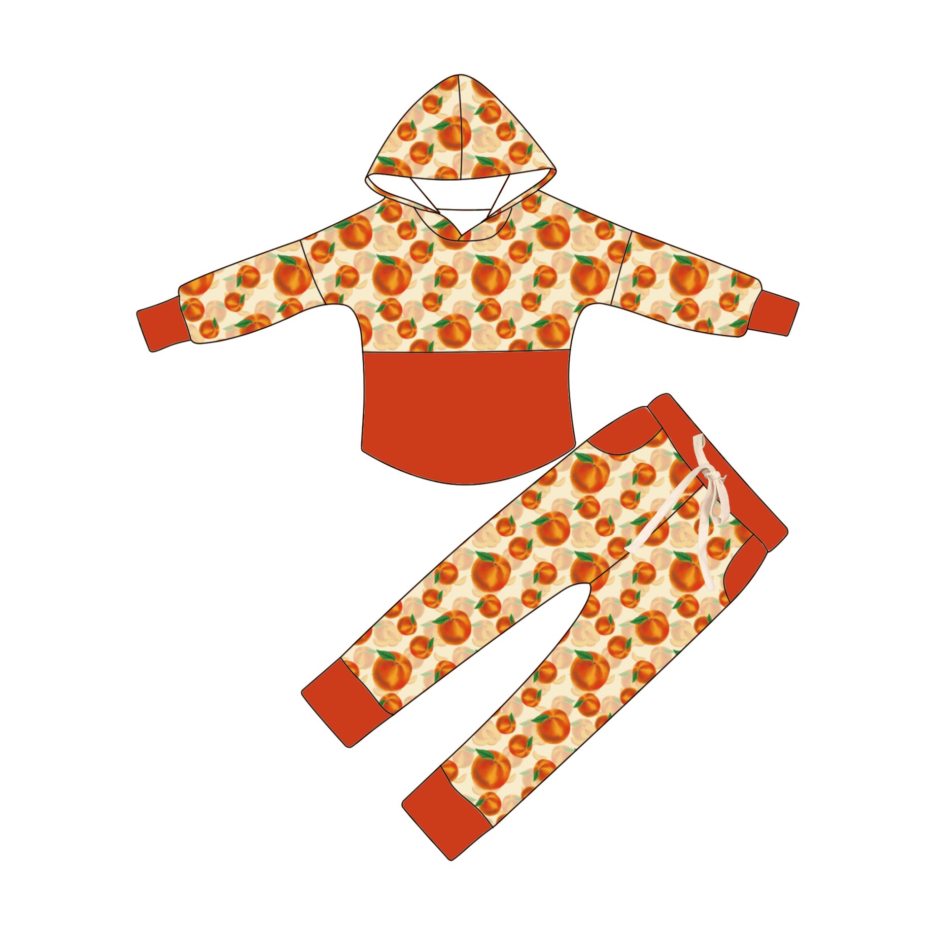 Customize Baby Bamboo outfit baby girls tracksuit set kids New Year's Eve girls clothing set