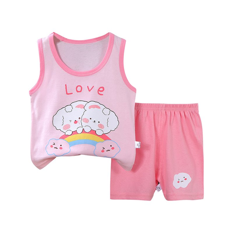 High quality cotton children's vest set at best price kids clothing