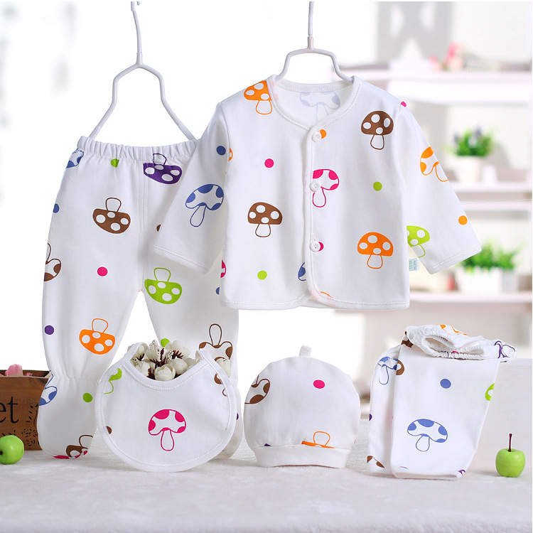Hao Baby Pure Cotton Baby Sets Spring And Summer Newborn Infant Clothing Set