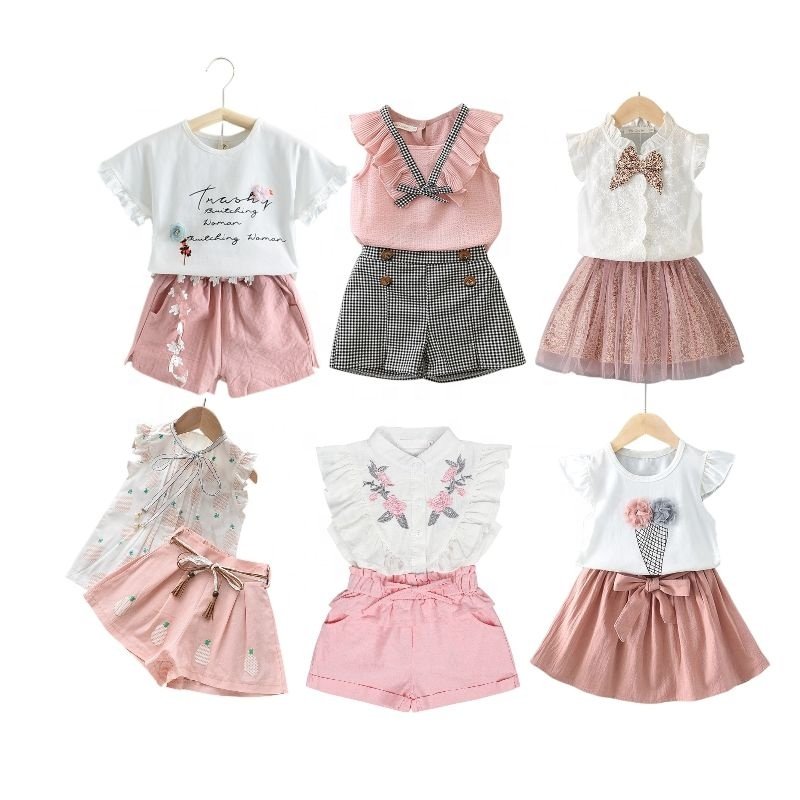 New hot selling product children summer clothing set baby boy 2pss children clothing set