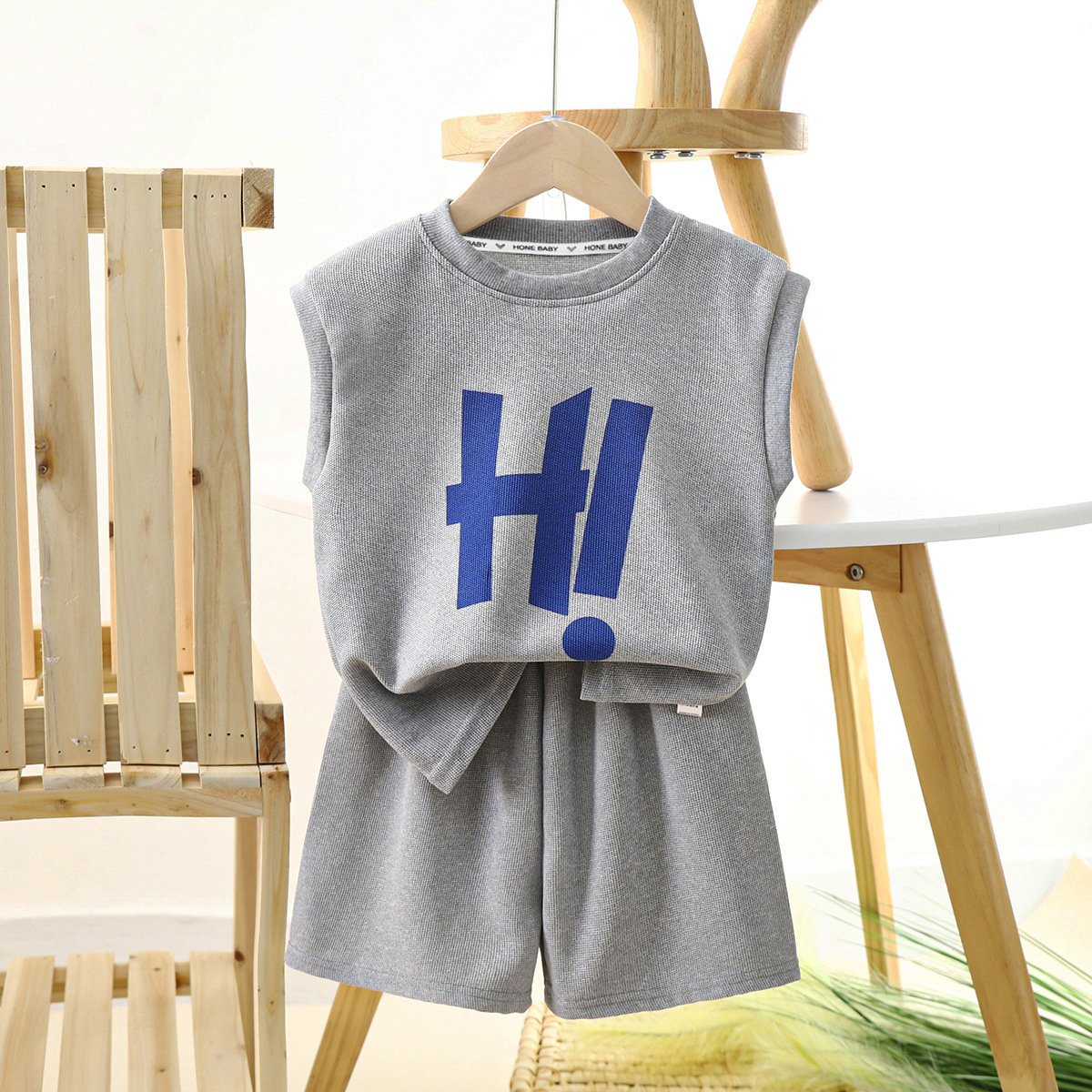 Children's Vest Set Summer New Boys Sleeveless Shorts Set Korean Version Of Girls' Clothes Summer Children's Clothing Wholesale