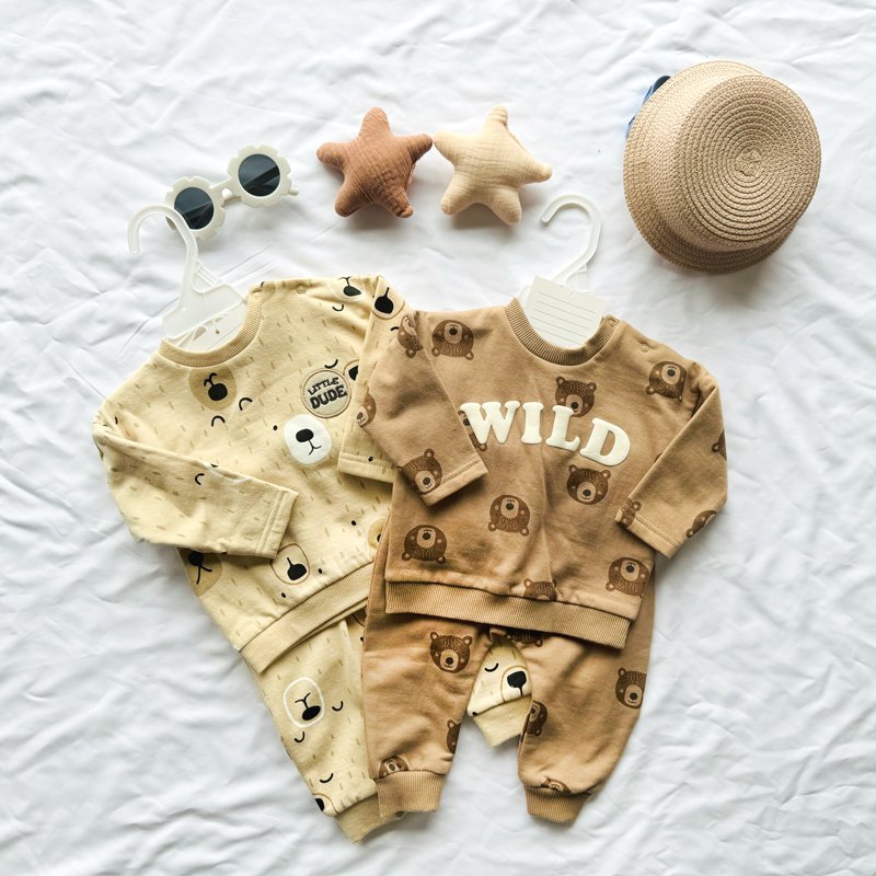 Kids Clothes Sport Suit Long Sleeve Children sweat suits 2 Pcs Fashion Baby Boys And Girls Clothing Sets