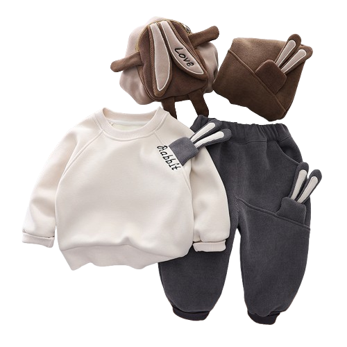 Fashion Children's Clothing Sets Casual Kids Sports Suit Daily Jogger Outfit 2 Piece Boy's Winter Clothes bunny bag boys set