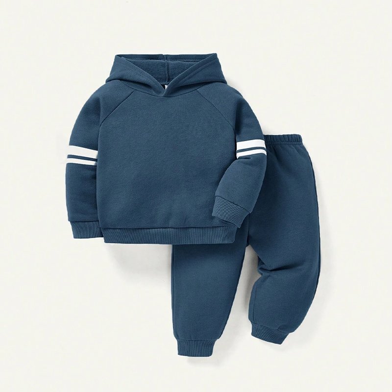 Bamboo cotton children's tracksuits organic kids sweatshirt set boys clothing sets custom children streetwear children clothes