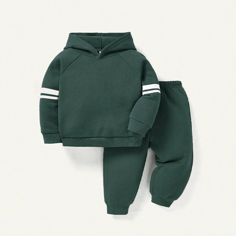 Bamboo cotton children's tracksuits organic kids sweatshirt set boys clothing sets custom children streetwear children clothes