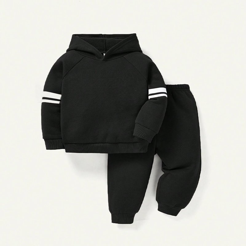 Bamboo cotton children's tracksuits organic kids sweatshirt set boys clothing sets custom children streetwear children clothes