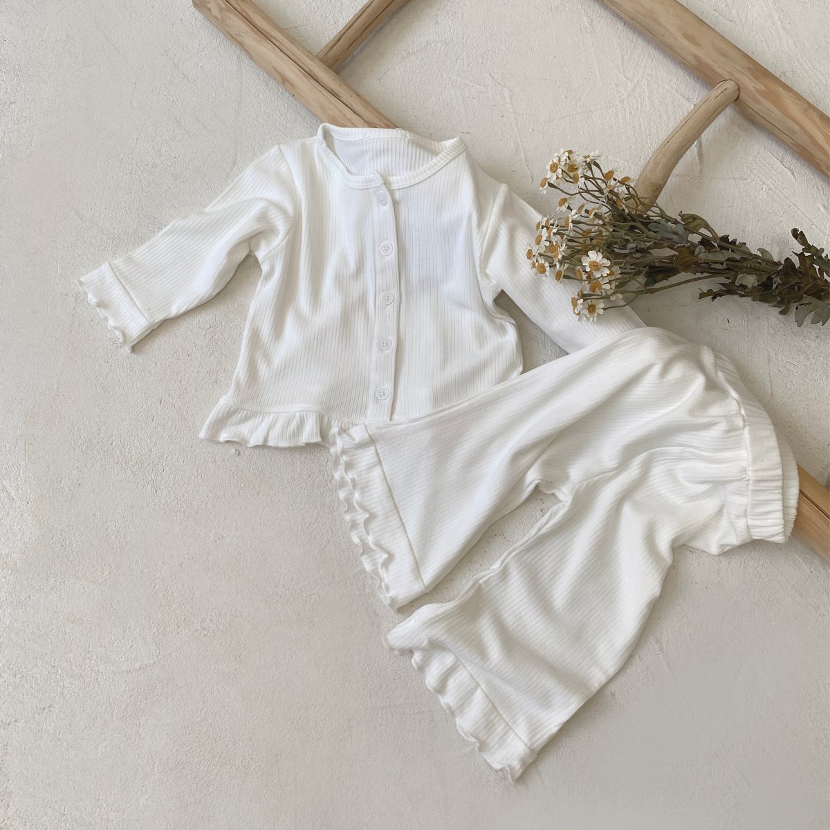 Wholesale Custom Boys Solid Color Spandex Organic Cotton Baby Clothing Sets