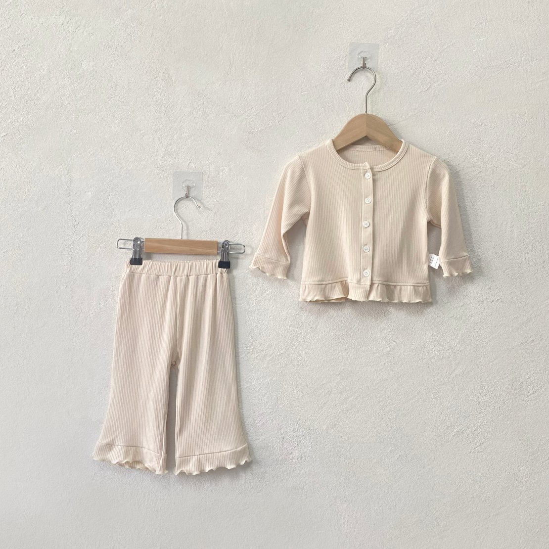 Wholesale Custom Boys Solid Color Spandex Organic Cotton Baby Clothing Sets