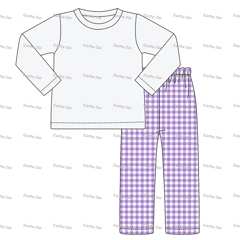 baby boys clothing sets spring boys shirts and pants sets cotton plaid custom kids clothes wholesale