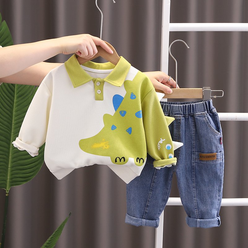 Kids fashionable clothes and spring and autumn fashion custom twill camouflage trousers sports casual style boy clothing set
