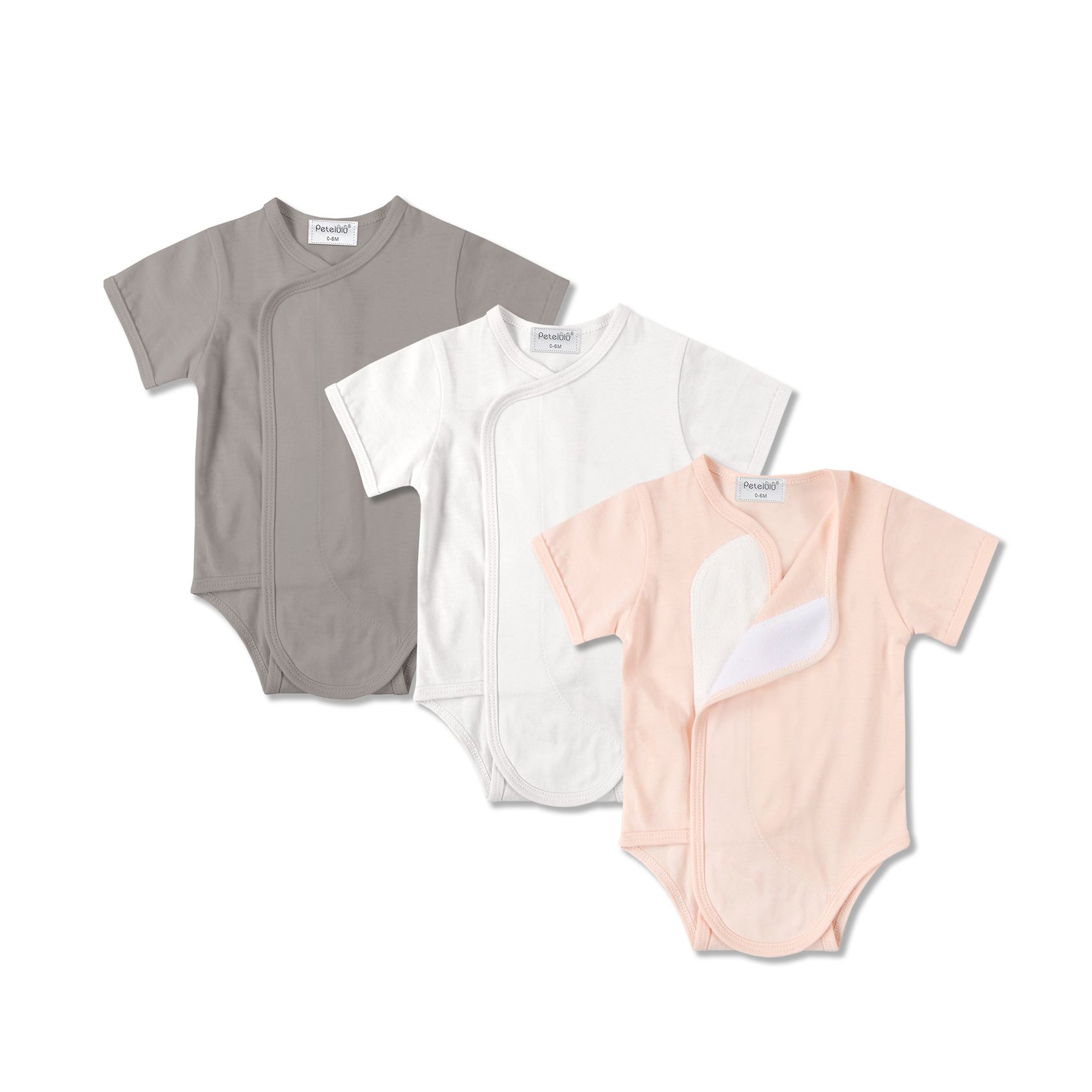 Infant Bodysuit organic baby clothes gots certified 100 cotton Boy And Girl Romper Suit Super soft sticker Jumpsuit