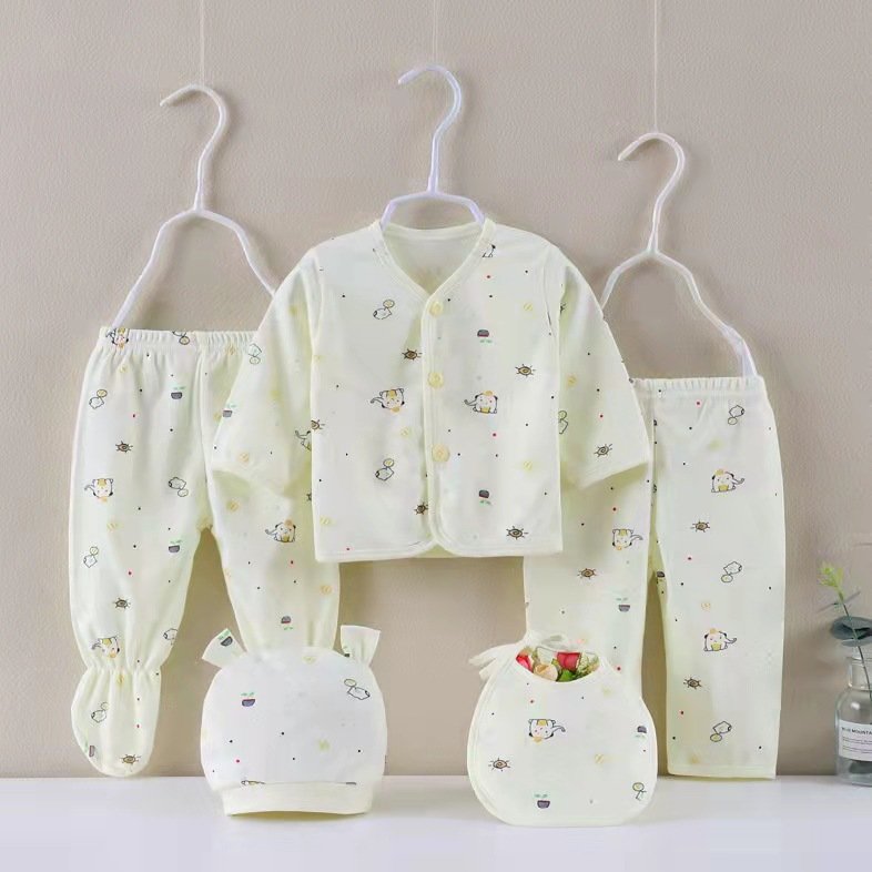 Baby Boy Layette Newborn Baby Girl Clothes Pack Infant Clothes Gift Set 5 Piece Baby Gift Box Set Clothes