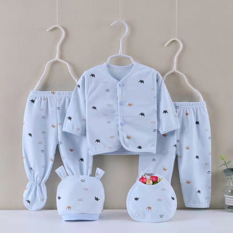 Baby Boy Layette Newborn Baby Girl Clothes Pack Infant Clothes Gift Set 5 Piece Baby Gift Box Set Clothes