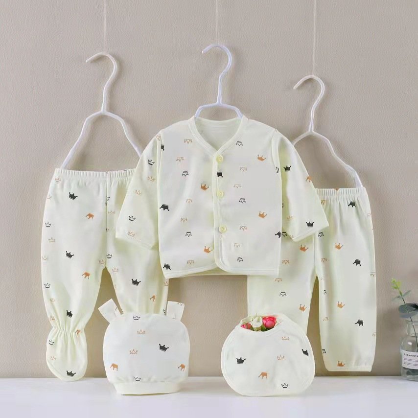 Baby Boy Layette Newborn Baby Girl Clothes Pack Infant Clothes Gift Set 5 Piece Baby Gift Box Set Clothes