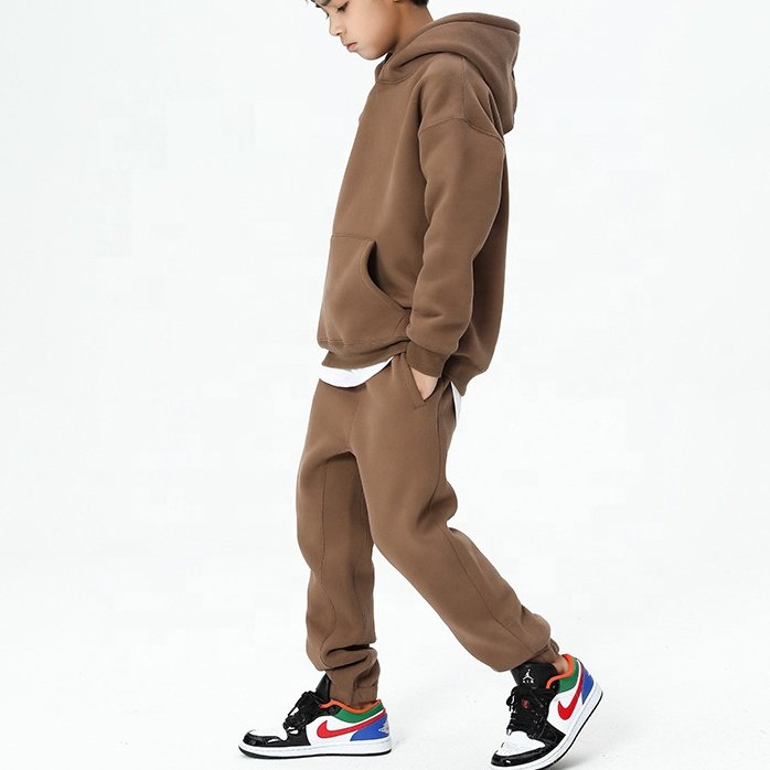 wholesale fashion custom kids clothing sets street wear hoodies&pants kids clothing set clothes boy kids wear