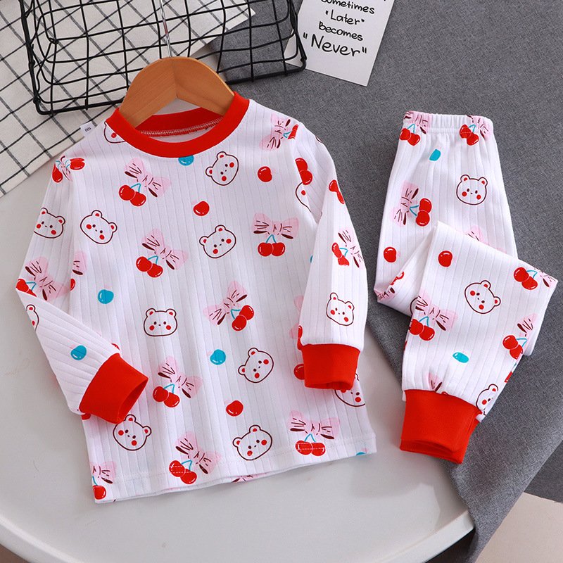 Wholesale of children's pure cotton cartoon home clothing and children's clothing