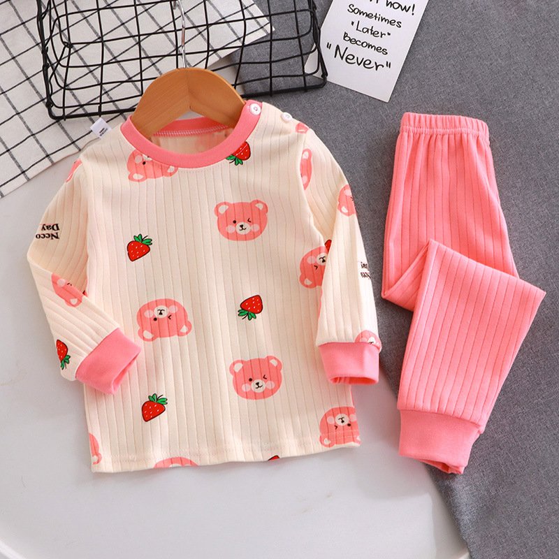 Wholesale of children's pure cotton cartoon home clothing and children's clothing