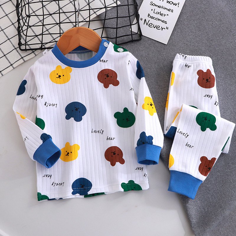 Wholesale of children's pure cotton cartoon home clothing and children's clothing