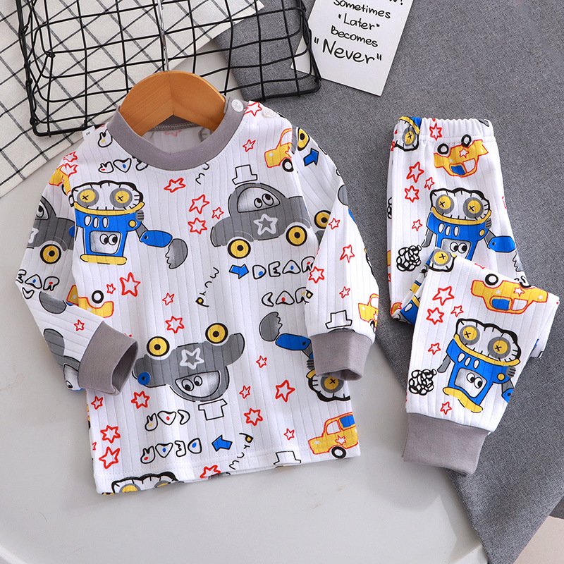 Wholesale of children's pure cotton cartoon home clothing and children's clothing