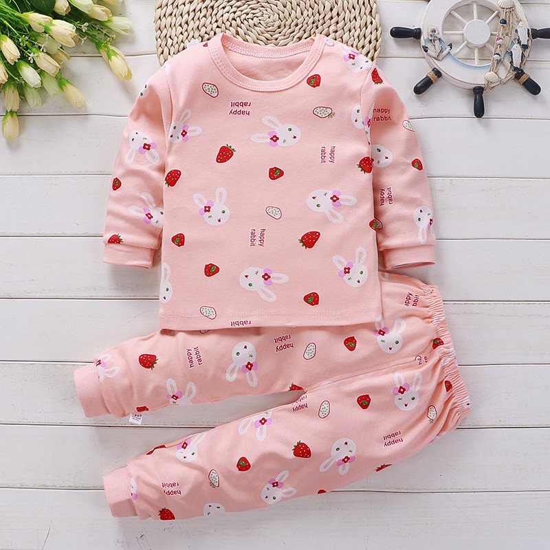High Quality Wholesale Boys And Girls Suits Manufacture Cheap Long Sleeve Children's Clothes Set Kids Clothings Pajamas