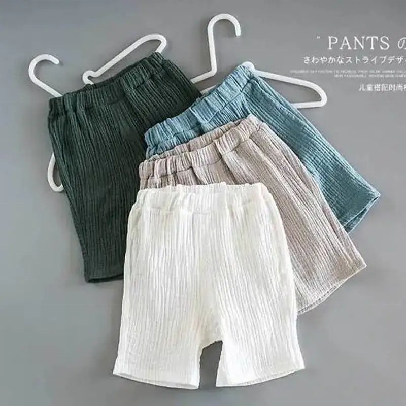 Summer Baby Girls Clothes Cotton And Linen Retro Kids Children Clothes Suits Boys Girls Clothing Sets