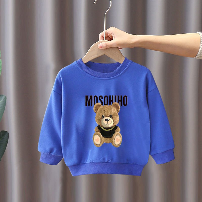 Wholesale kids Clothes Long Sleeve Set Children's clothing cartoon print sports Set Customization boys clothing sets Sweat Suits