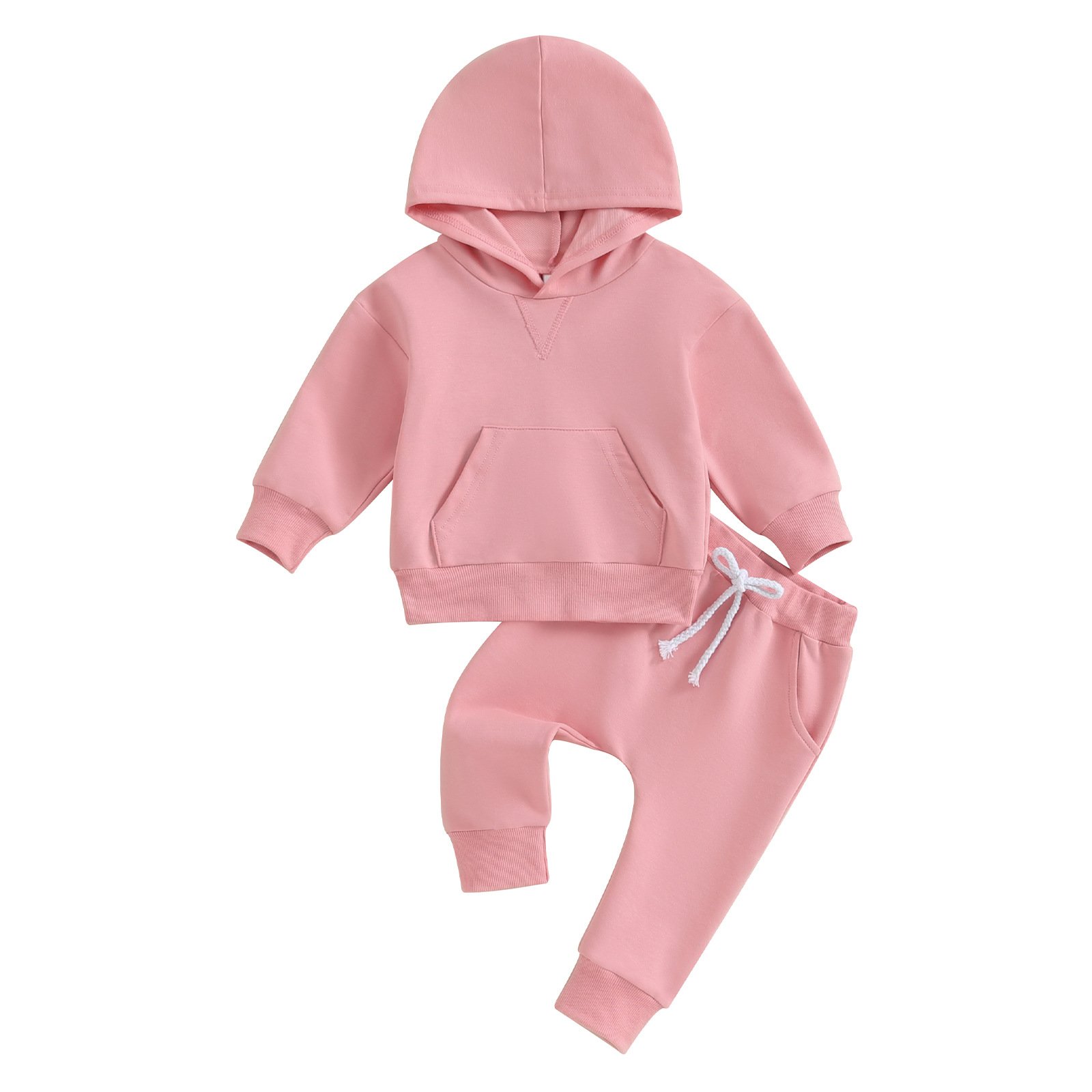 High Quality 100% Cotton Kids Clothes Long Sleeve Thick Clothes For Kids Custom Boys And Girls Joggers Sets Children'S Clothing