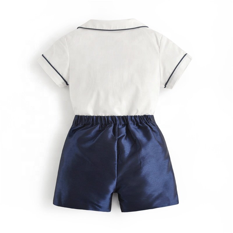 Custom Summer Bobby Suit Toddler Boys Clothing Sets Shorts Shirts Spanish Vintage Party Outfit Casual Baby Boutique Kids Clothes