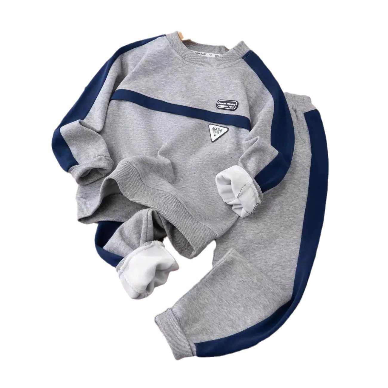 2024 New Spring Autumn Children Clothes Sets Boys Long Sleeve Sweatshirt Sets Children Fashion Sport Suit Boys Two-Piece Set