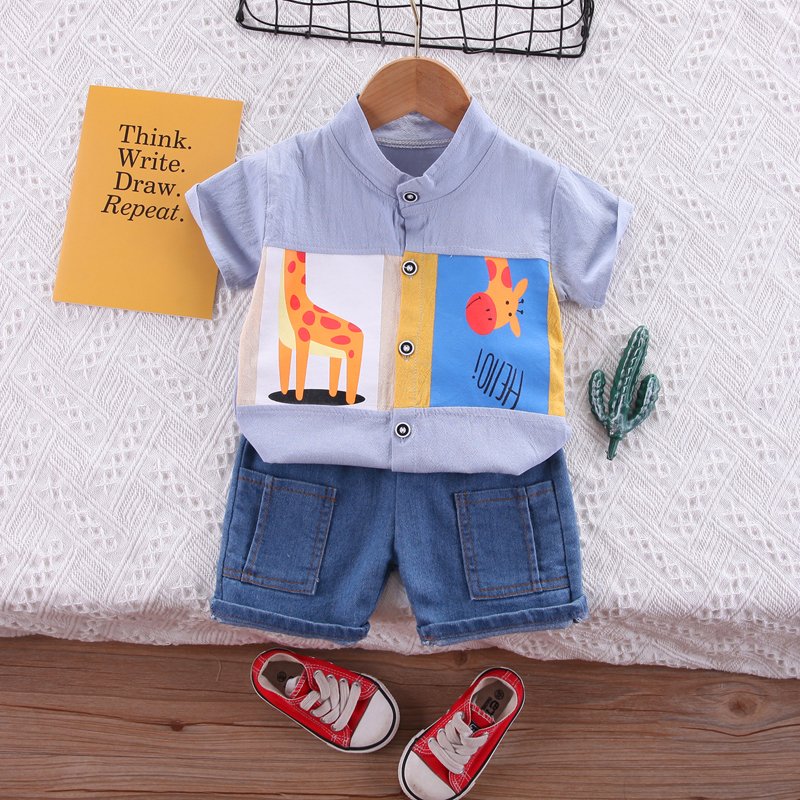 Wholesale yiwu 2 year boys summer clothes baby boy clothing cotton t shirts for boys