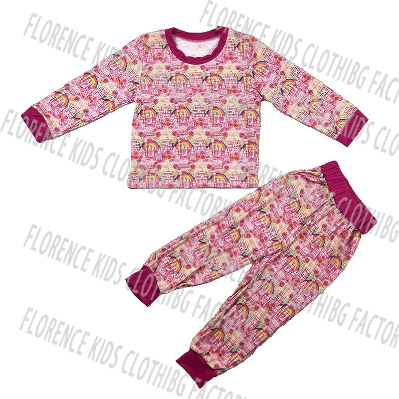 DH ODM wholesale bamboo fiber toddler kids joggers 2pieces outfit boys clothing sets