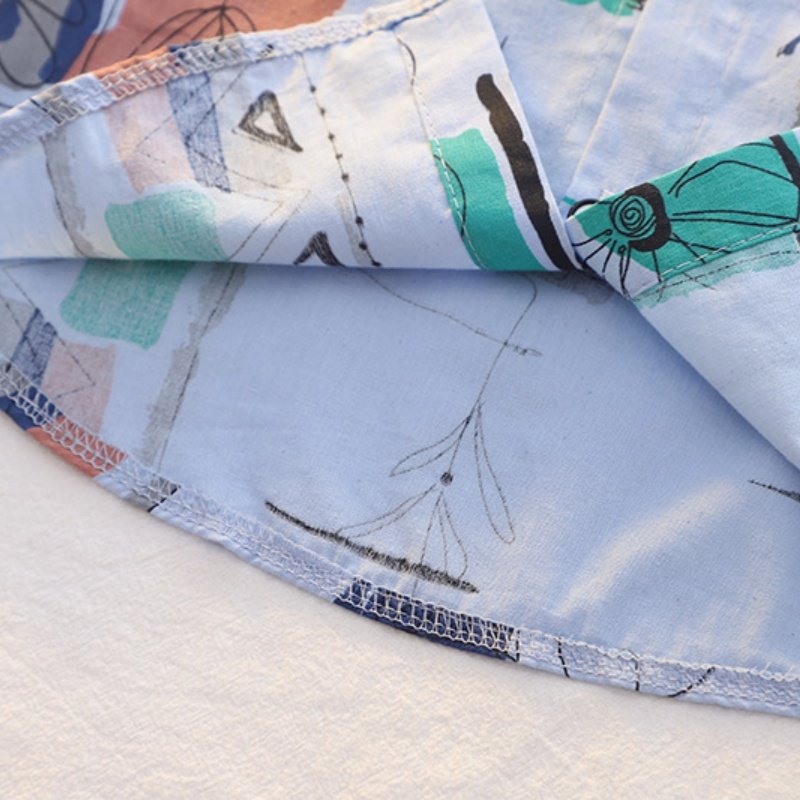 Summer Boys Short Sleeve Blouse And Short Pant Jeans Print Kids Boy Clothing 2pcs Suit Korean Style Beach Shorts For Boys