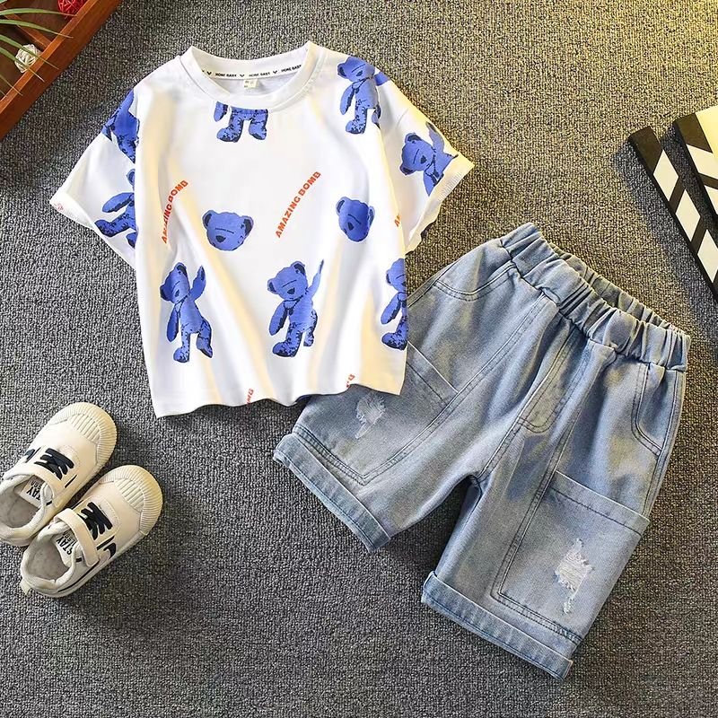 hot sale autumn Baby boy Outfits Plain long sleeve and Shorts clothes kids cute Boys Clothing Sets