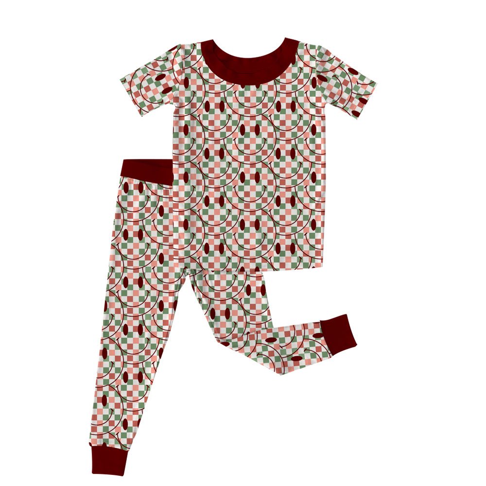 New Born Infant Baby T-shirt Two Piece Clothes Set Cotton Spring Summer Factory Price Baby Boy Short Sleeve Set
