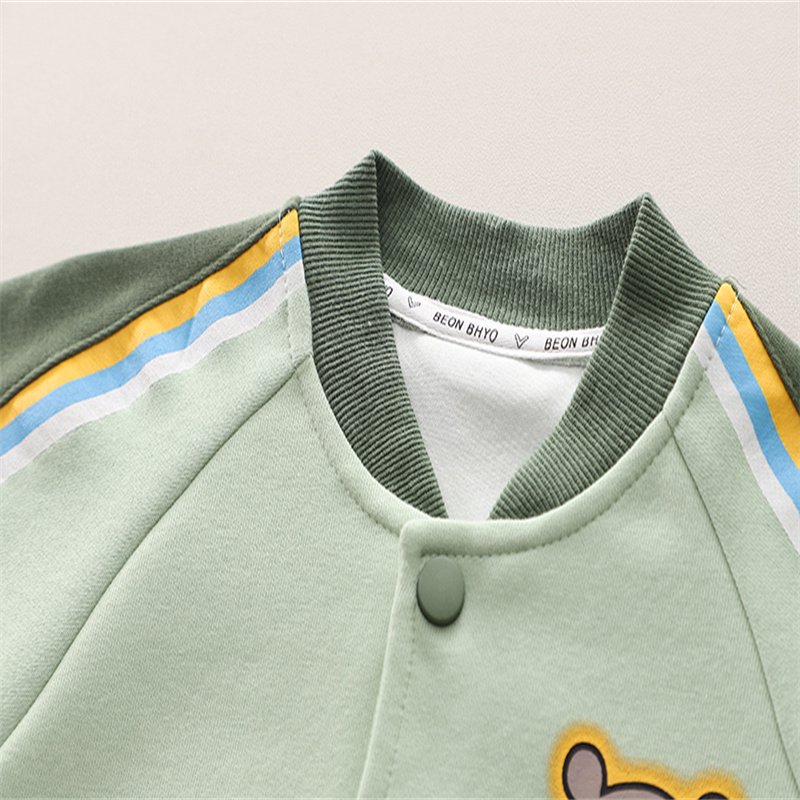 New Style Boutique Spring Autumn Children's 2pcs Fashion Boy Clothing Sets Cotton Baseball Jacket+Pants