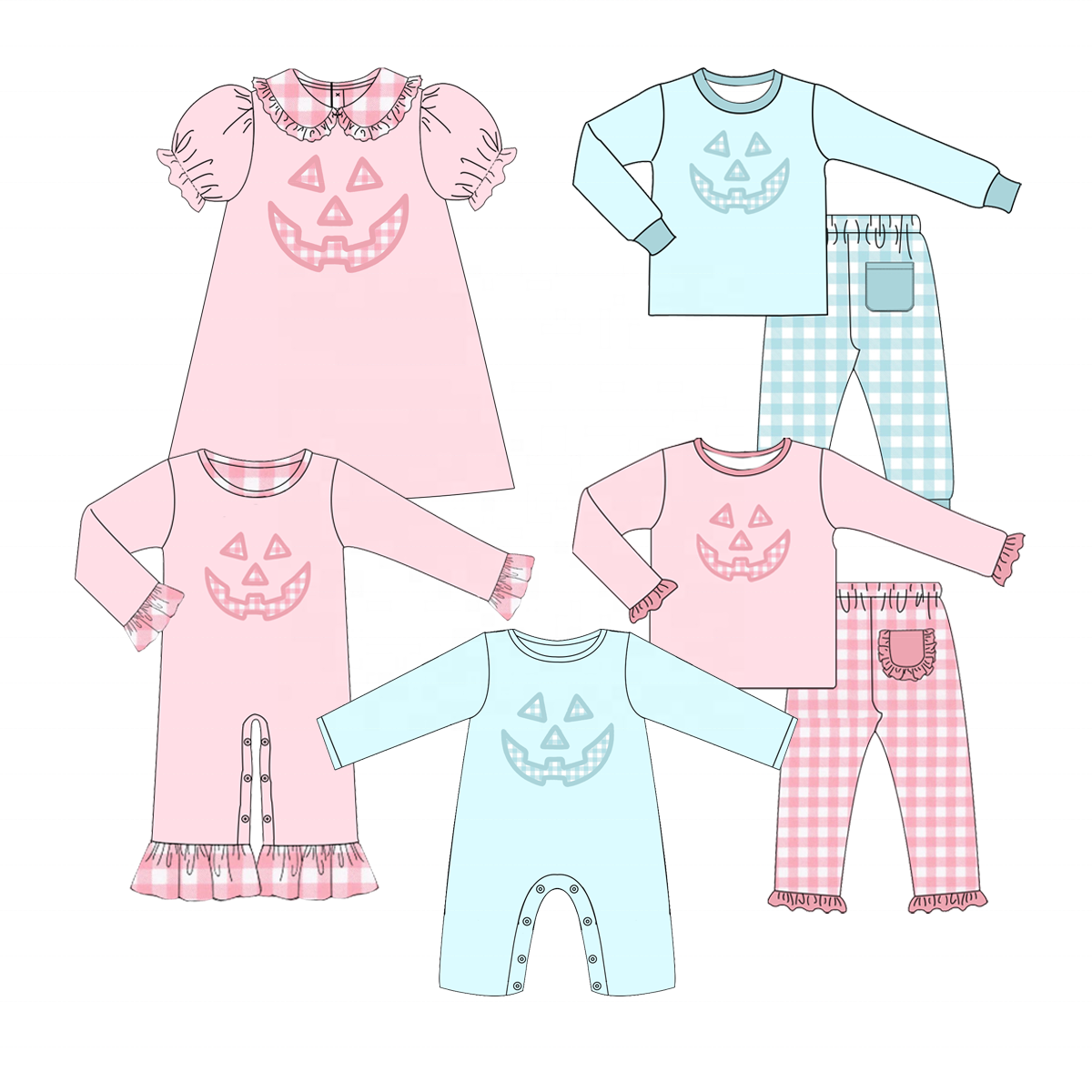 Thanksgiving Kids Suit Set Baby Boys and Girls' Shirt and Shorts ODM Supply children clothes set