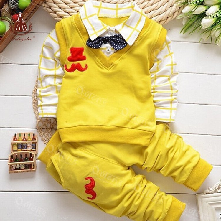 Toddler Boys Clothing Set Winter Baby Suit Long Sleeve Formal Wedding Party Costume Children Kid Boy Clothing Suits