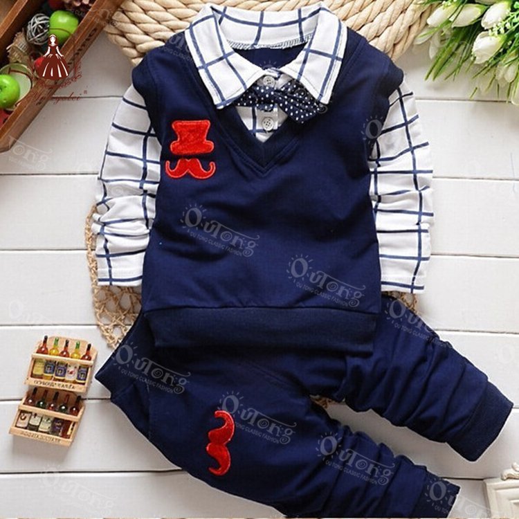 Toddler Boys Clothing Set Winter Baby Suit Long Sleeve Formal Wedding Party Costume Children Kid Boy Clothing Suits
