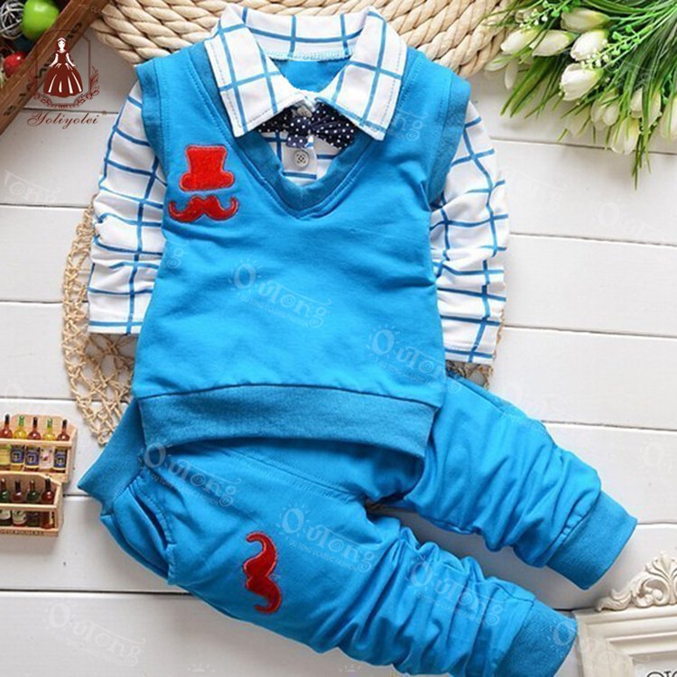 Toddler Boys Clothing Set Winter Baby Suit Long Sleeve Formal Wedding Party Costume Children Kid Boy Clothing Suits