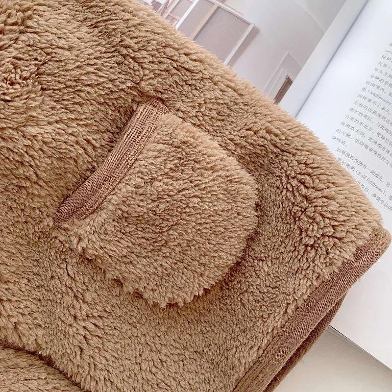 Hot Sale Comfort Soft coral fleece thick home wear baby boys girls suit clothing sets unisex