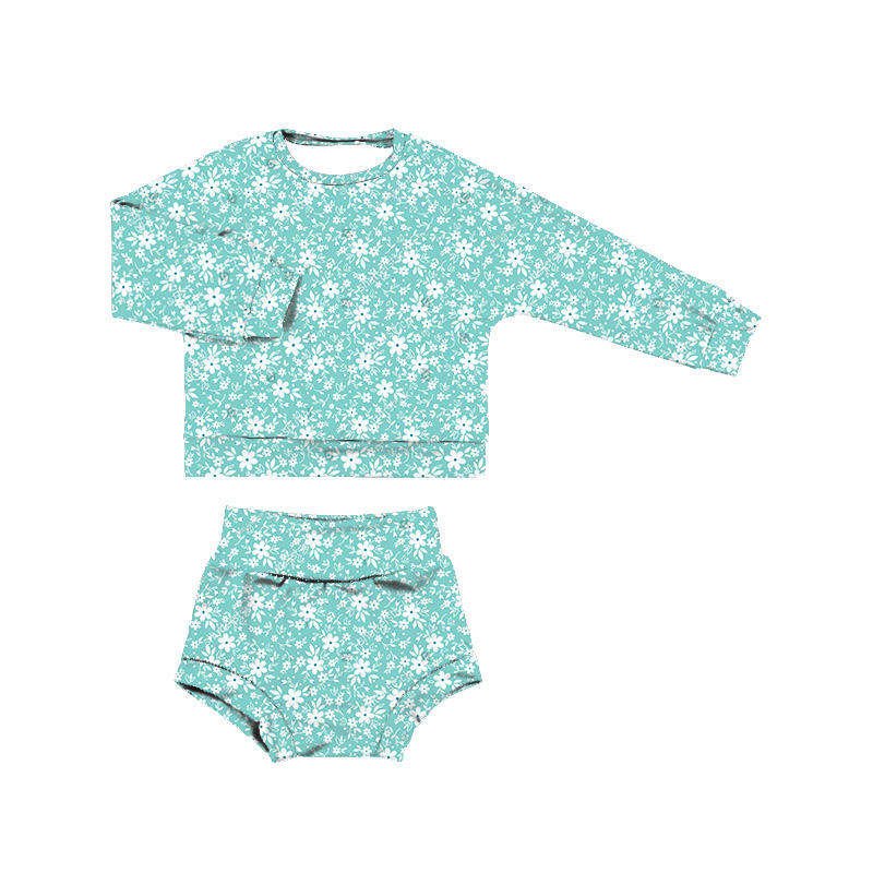 Wholesale Custom Fashion Cotton Boy And Girls Summer 2pcs Printed New Born Kids Baby Clothing Sets