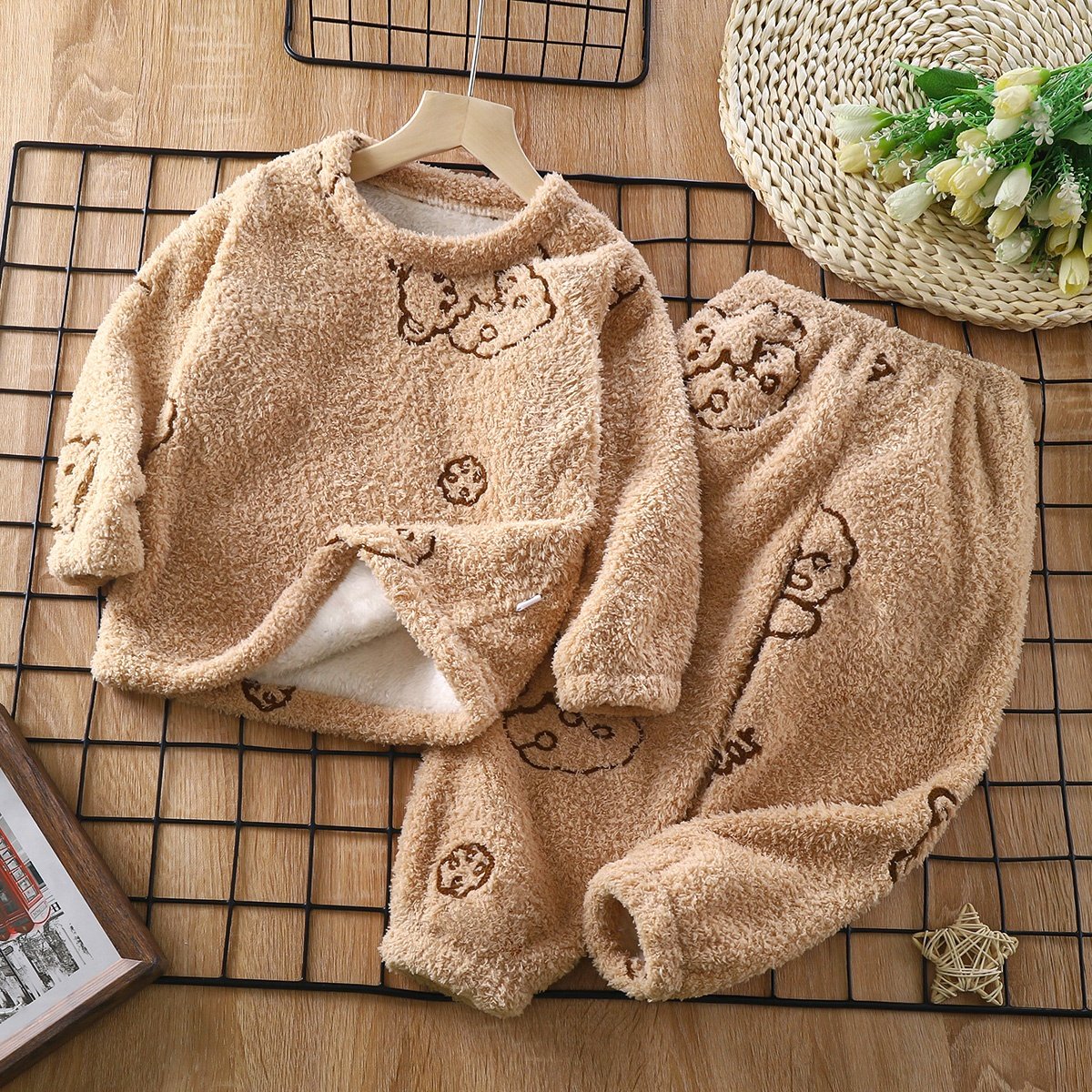 Children's Winter Fleece Set for Boys Cozy Clothing Sets for Little Ones