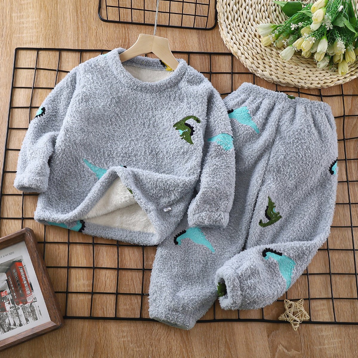 Children's Winter Fleece Set for Boys Cozy Clothing Sets for Little Ones