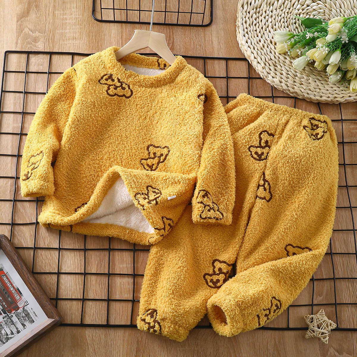 Children's Winter Fleece Set for Boys Cozy Clothing Sets for Little Ones