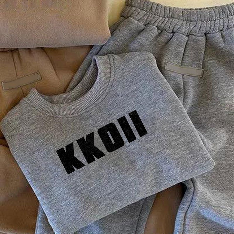 Winter Hot Sale Children Boys Clothing Set High Quality Baby Pullover Pants 2 Pcs Set Kids Boys Stylish Daily Outfits