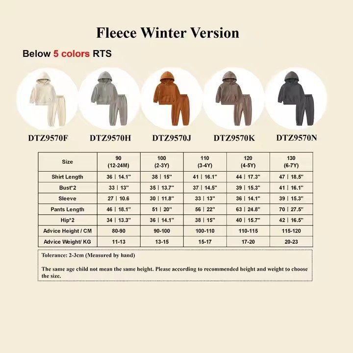 Custom Child Hoodie Children Clothes Cotton Winter Sweatsuit Children Boys Kids Track Suit Pullover Hoodie Boys Clothing Sets
