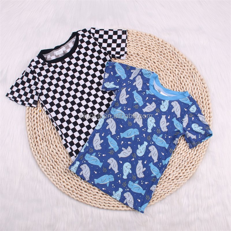 Wholesale Bamboo Pajamas Suit Casual Kids Pajamas Kids Pajamas Bamboo Baby Boys Clothing Sets